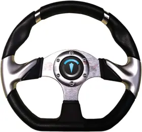 Youlego 749652592395 13 Inch Golf Cart Steering Wheel Fit For Yamaha /ezgo /club Car /star