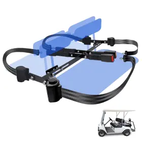 Youxifun 788033880904 Retractable Golf Cart Seat Belt Bracket Kit For Ezgo Club Car Yamaha