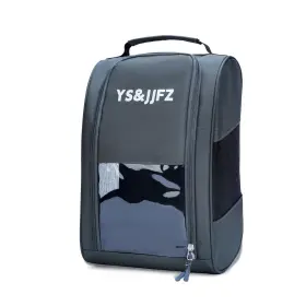 Bp-w6tu-i2w0 Ys&jjfz Golf Shoe Bag Set Of 2 Zippered Travel Tote For Men/women Breathable Mesh