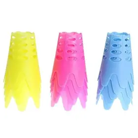 54043-pgt-15 Ytgilo 15pcs Plastic Golf Ball Holder Blue Red Yellow 5pcs Each Indoor Tee