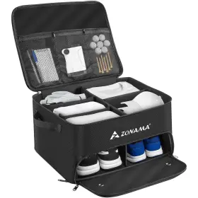 B0f4d39vtl Z Zonama Golf Trunk Organizer 3 Layers Waterproof Car Storage Bag With Shoe Compar