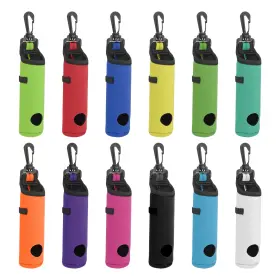 Zaplyte 639664977009 12pcs Golf Ball Carry Bag Holder Neoprene Bags With Hook Multicolor