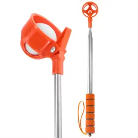 Zaplyte 669739037598 8.9ft Golf Ball Grabber For Water Orange-fitting Golfers