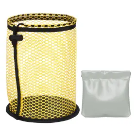 Zaplyte 669739040130 Golf Ball Bag With Tee Pouch 6 X 4.6 Inch Yellow