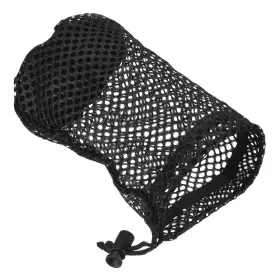 Zaplyte 745065232750 6.7 Inch X4.3 Nylon Mesh Net Bag Drawstring Pouch For Golf Ball Storage Black
