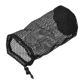 Zaplyte 767153680496 Golf Ball Bag Storage 48-56 Balls Durable Drawstring Bags 11 Inch X5.5 Black