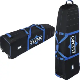 Zm04a03001 Zeemo Golf Travel Bag Mid-open Protective And Wheeled Airline-approved Case Fo