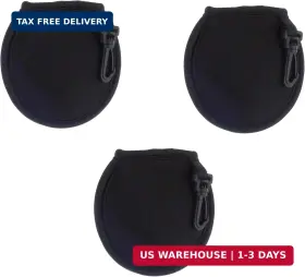 Zezz 746198317307 3 Pack Portable Pocket Golf Ball Washer Cleaner Pouch