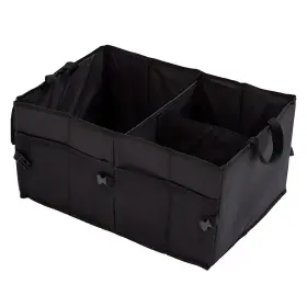 Zimisi-zms-249 Zimisi Car Trunk Organizer Waterproof 600d Oxford Cloth Backseat Black
