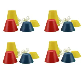 Zivisk 731173805030 Rubber Winter Golf Tees Indoor Multi-coloured With Different Heights -16 Pcs