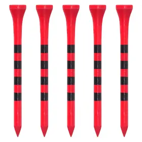 Zivisk 731173805177 Wooden Golf Tees 3-1/4 Inch 100 Count 83mm Red 3 1/4