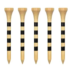 Zivisk 759068923621 Wooden Golf Tees 2-3/4 Inch 100 Count 70mm 2 3/4 Natural Color