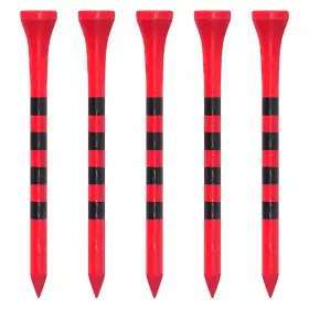 Zivisk 759068923652 Wooden Golf Tees 3-1/4 Inch 100 Count 83mm Red 3 1/4