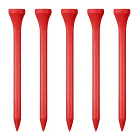 Zivisk 759068924024 Wooden Golf Tees 3-1/4 Inch 100 Count 83mm Red 3 1/4