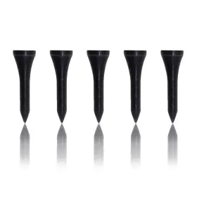 Zivisk Golf-0410 Wooden Golf Tees 1-1/2 Inch 100 Count 38mm Black 1 1/2