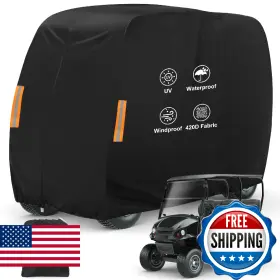 B0fg2hc7ym Zotuen Golf Cart Cover 4 Passenger 420d Heavy Duty Waterproof Rain With Wa