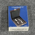 Advantage 2-PIECE Wine Gift Set Rosewood Box Corkscrew & Bottle Stopper AD-1514 New. Price: $14.99.
