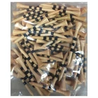 2 3/4" Wooden Golf Tees With Height Indication Stripes - Pack Of 100 New. Price: $16.49.