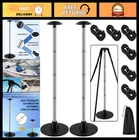 Boat Cover Support Poles 2-PACK, Adjustable Stainless Steel System, 16"-59" Heig New. Price: $85.99.