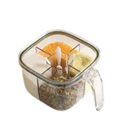 Brand Clear Box, 4-COMPARTMENT Sealed Container Set With Lid, Cover & Serving... New. Price: $27.99.