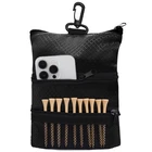 Amy Sport Golf Accessories Valuables Pouch Bags Multi Pocket Zipper Black New. Price: $14.69.