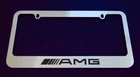Amg Chrome Metal License Plate Frame New. Price: $14.99.