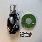 Jishi Bag Pen Holder - Desk Decor, Gifts For Golfers Used. Price: $34.13.