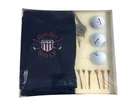 Gant 1949 Usa Golf Accessory Pak Towel 3 Balls Nickel Divot Repair 6 Wood Tees New. Price: $24.99.