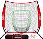 Portable 7'X7' Baseball Practice Net With Steel Frame & Carrying Bag New. Price: $84.99.