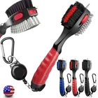 2 Sided Golf Club Brush Cleaner Retractable Groove Cleaning Tool Kits With Spike New. Price: $9.74.