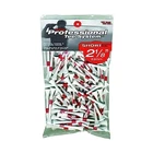 New Professional Tee System 120 Count White/red 2-1/8". Price: $10.99.