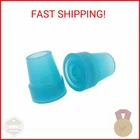 2 Pcs: 3/4" (19MM) Glow The Dark Rubber Tips Ferrules For Walking Canes - Blu New. Price: $15.28.