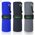 Jiskan Pro Golf Towel For Bags Microfiber (16" X Medium, Black+grey+blue New. Price: $17.62.