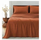 Gokotta 4-PCS King Size Sheets Set, 10-16 Deep Pocket, Non-slip Elastic New. Price: $49.99.