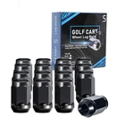 Golf Cart Wheel Lug Nuts For Yamaha/gem, 12MMX1.25 Size Black 16 Pcs New. Price: $27.07.