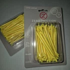Yellow Zero Friction Performance 3-PRONG Plastic 2 " Golf Tees Packs (100CT) New. Price: $7.77.