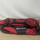 Taylormade Large Golf Red Black Duffle Duffel Bag Holdall Travel + Strap New. Price: $44.99.