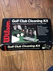 Wilson Golf Club Cleaning Kit Solvent Polish Brushes Grip Enhancer Set New. Price: $15.00.