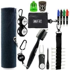 Golf Essentials Kit Towel Cleaning Brush Tri-line Ball Alignm... New. Price: $33.61.