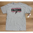 Nwt Men's Nfl Team Apparel Atlanta Falcons Tee - Large Gray New. Price: $15.00.