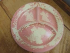 Vtg C.p. Crown Co. Pottery Child's Divided Plate 7.5" Scotty Dog 1936 Used. Price: $15.99.