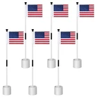 Deekin 6 Sets Golf Pin Flags Hole Cup Putting As Shown The Picture New. Price: $149.99.