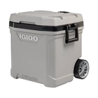 Igloo 62-QUART Maxcold Wheeled Cooler Ice Chest, Oversized Wheels, New. Price: $88.32.