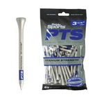 Pridesports Pts Titanium Strength Wooden Golf Tees 65 3-1/4", Black/blue New. Price: $17.99.