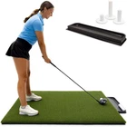 Dura-pro 4X5 Ft Golf Practice Mat Heavy Duty Turf Hitting W/ Ball Tray & Tee New. Price: $89.94.