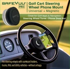 Magnetic Steering Wheel Phone Mount Safevuu Turns- Your Does Not! New. Price: $14.95.