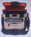 Moss Green Titan Deep Freeze Zipperless Cooler: 9 Can Insulated Travel Companion New. Price: $38.99.