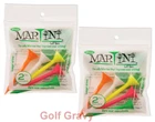 Martini Golf Tees - 2 Packs Of 5 Assorted Color Midsize 3/4" New. Price: $16.95.
