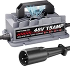 Club Charger, 48V 15A Golf Cart Battery With 3-PI New. Price: $160.74.