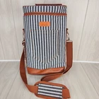 Tirrinia Insulated Wine Carrier Bag Two Bottle Tote Cooler Travel Protection Cas New. Price: $12.99.
